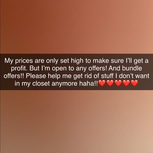 BUNDLE ITEMS!! OFFER AWAY!!💕🥳‼️‼️